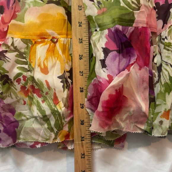 Vintage 90s Floral Tiered Maxi Skirt - Picture 8 of 8